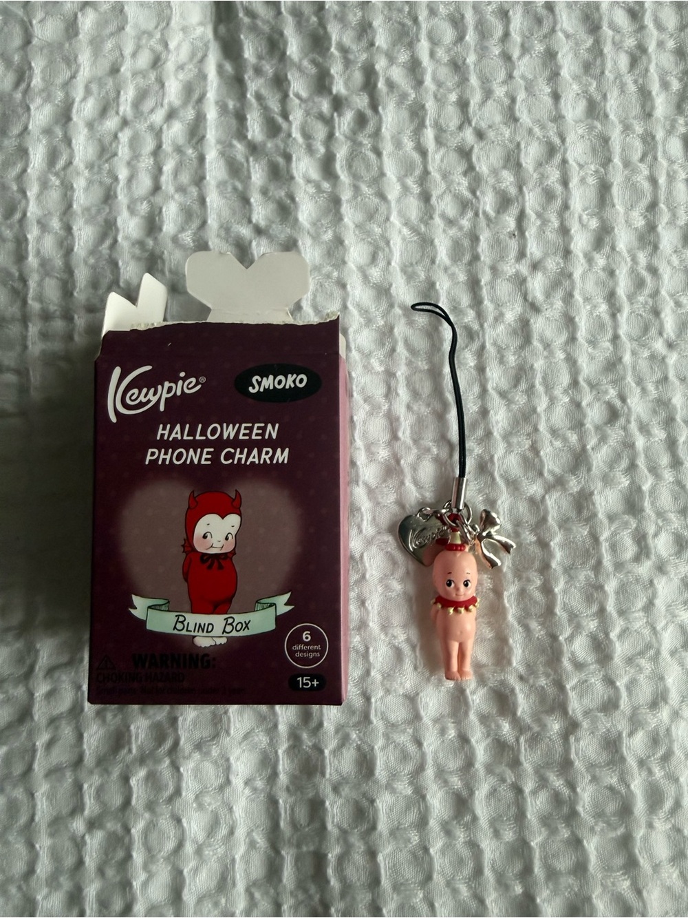 Smoko Kewpie Halloween Phone Charm